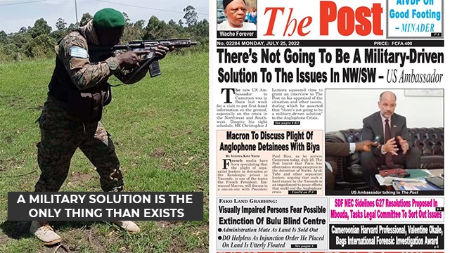 A military solution is the only thing that exists – it is going to be outright victory for Ambazonia
